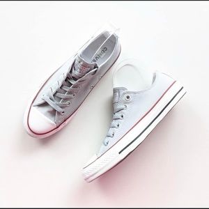 Converse CTAS Ox Wolf Grey White Black Men's 6 Women's 8